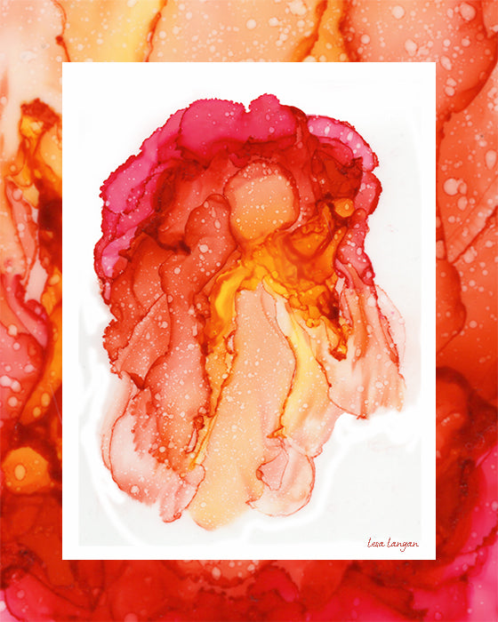 Abstract Alcohol Ink Print