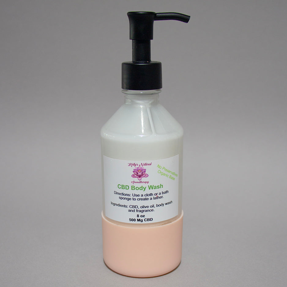 CBD Infused Bath Wash, Calming Blend, 500 mg 8 oz